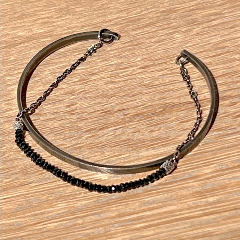 Silver Cuff Bangle - Picture 2 of 3